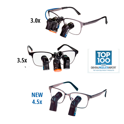 Infinity 3.0x, 3.5x and NEW 4.5x Loupes