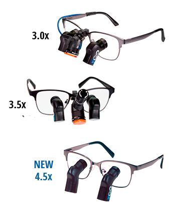 Infinity 3.0x, 3.5x and NEW 4.5x Loupes